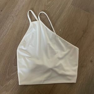 AYM white crop top